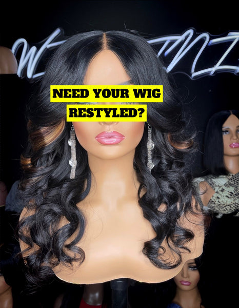 Wig restyle